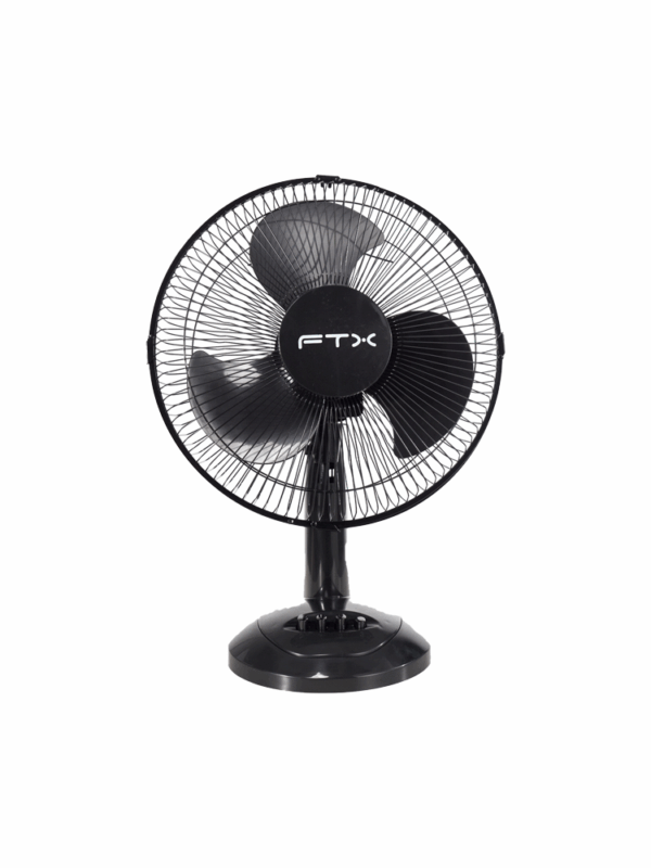 VENTILADOR DE MESA FTX 3 VELOCIDADES AURA 45W 220V NEG/MET HB-TF-15-02