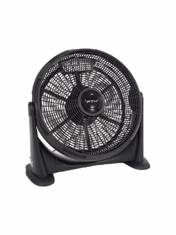 VENTILADOR DE PISO FTX 3 VELOCIDADES RAFAGA 90W 220V NEGRO/PLAST KYT50-7