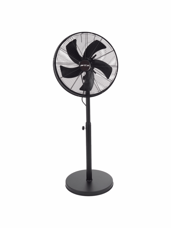 VENTILADOR DE PIE FTX 3 VELOCIDADES BRISA 60W 220V NEGRO/METAL FS-40MF