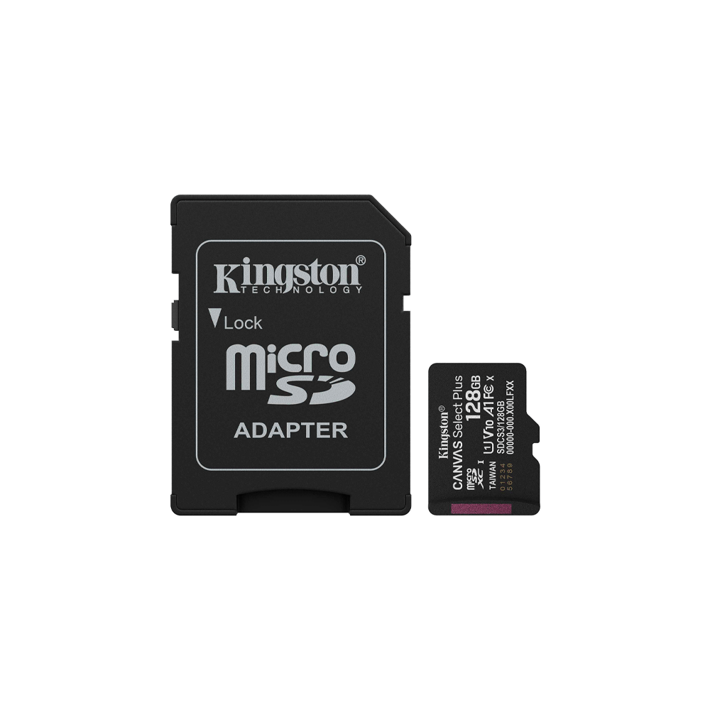 MEMORIA MICRO SD KINGSTON 128GB CANVAS SELECT PLUS SDCS3/128GB 150/-