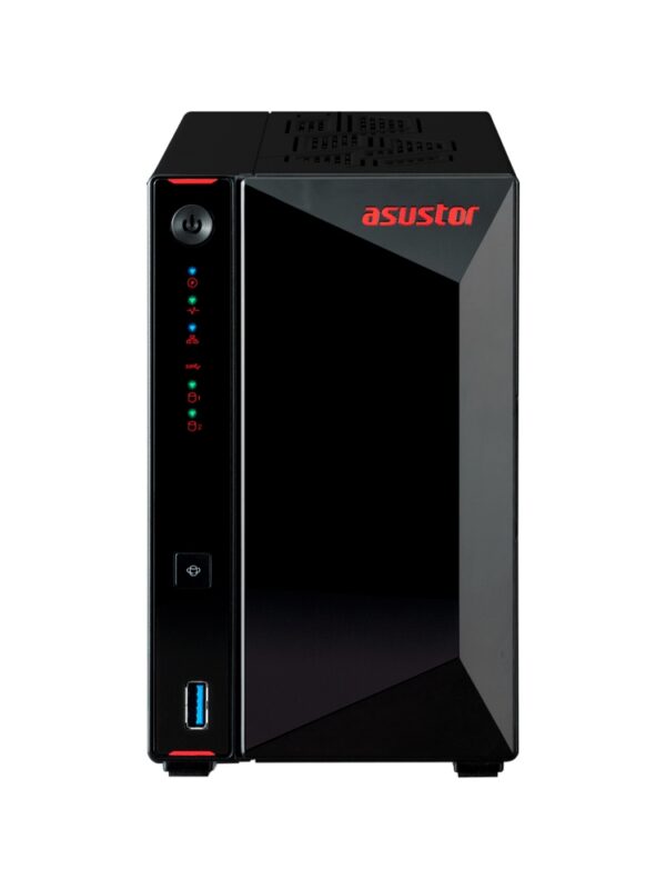 ALMACENAMIENTO NAS ASUSTOR AS5402T QC2.0/2BAY/4GB/2-GBLAN/HDMI/4M2/3USB3.2