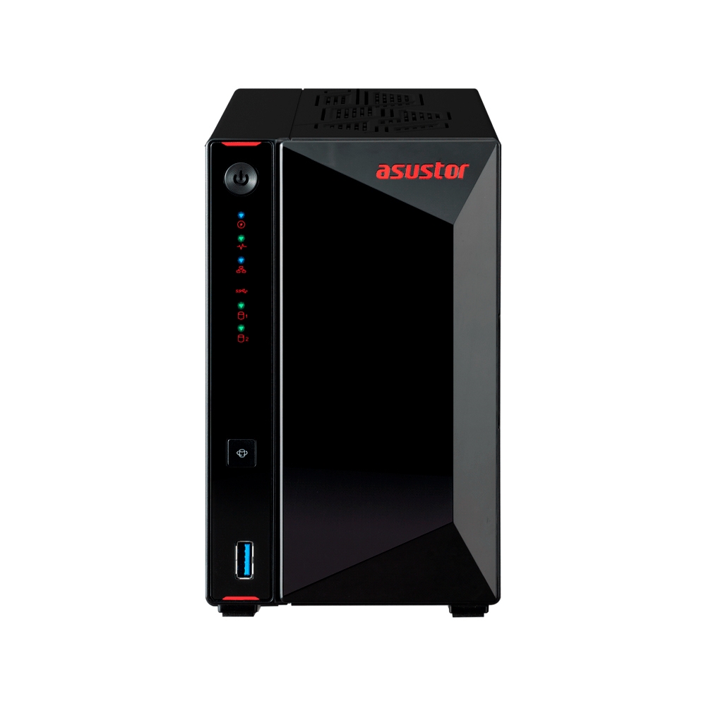 ALMACENAMIENTO NAS ASUSTOR AS5402T QC2.0/2BAY/4GB/2-GBLAN/HDMI/4M2/3USB3.2