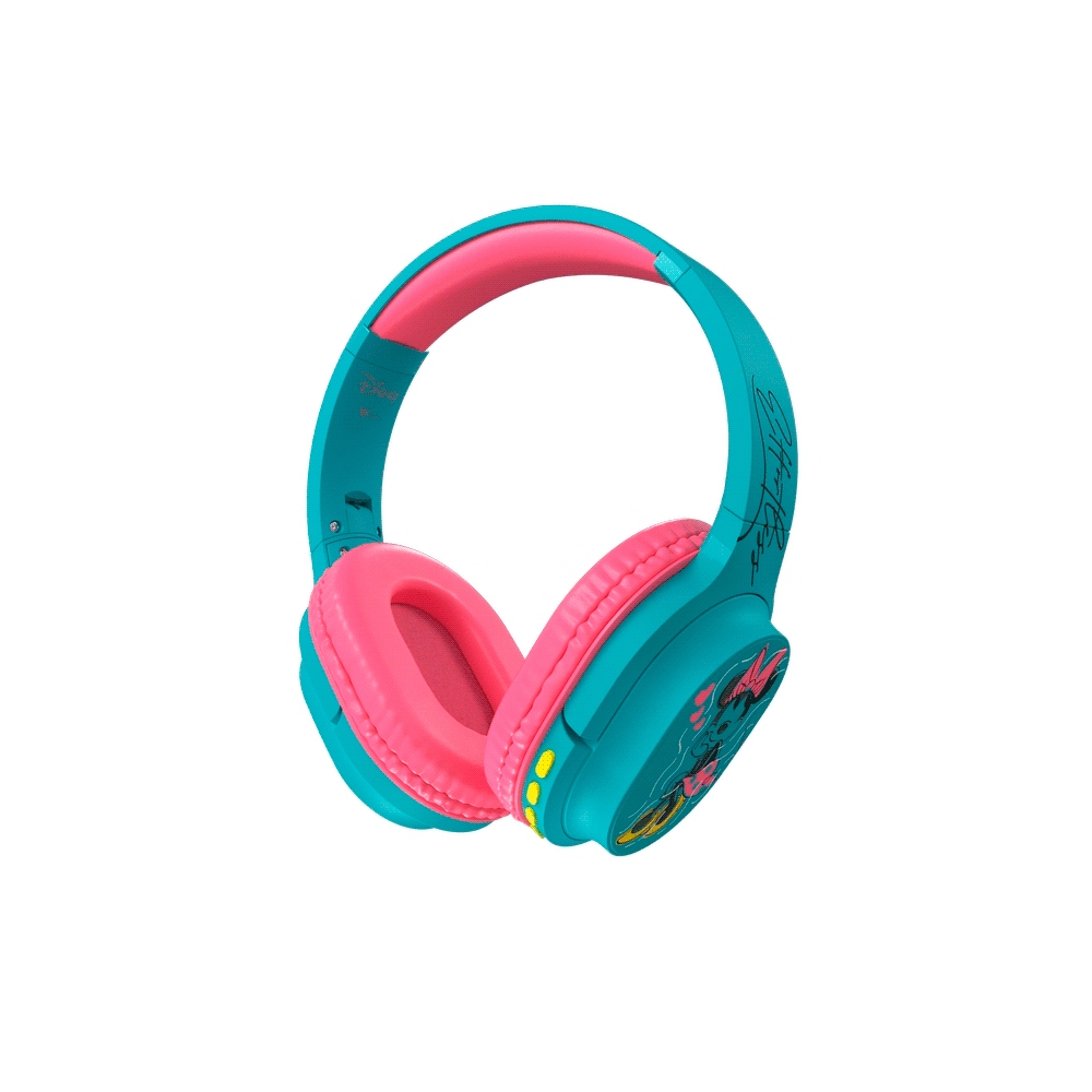 AURICULAR CON MICROFONO XTECH XTH-D660MM MINNIE MOUSE KIDS/BT/MIC/TURQUESA