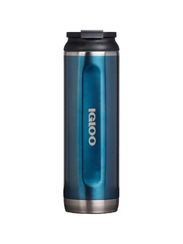 BOTELLA TERMICA IGLOO 600ML AZUL MODERNO C/TAPA 71073