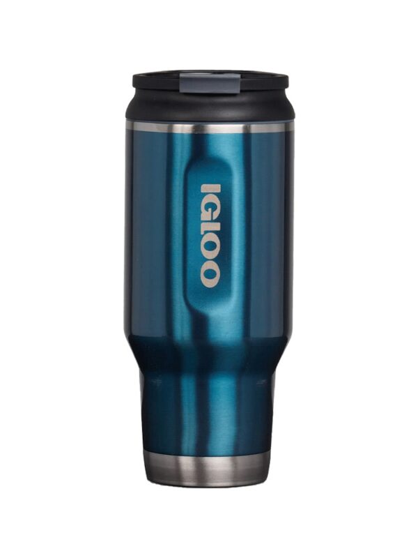 VASO TERMICO IGLOO 950ML AZUL MODERNO C/TAPA 71079