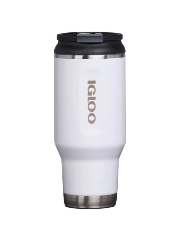 VASO TERMICO IGLOO 950ML BLANCO C/TAPA 71077
