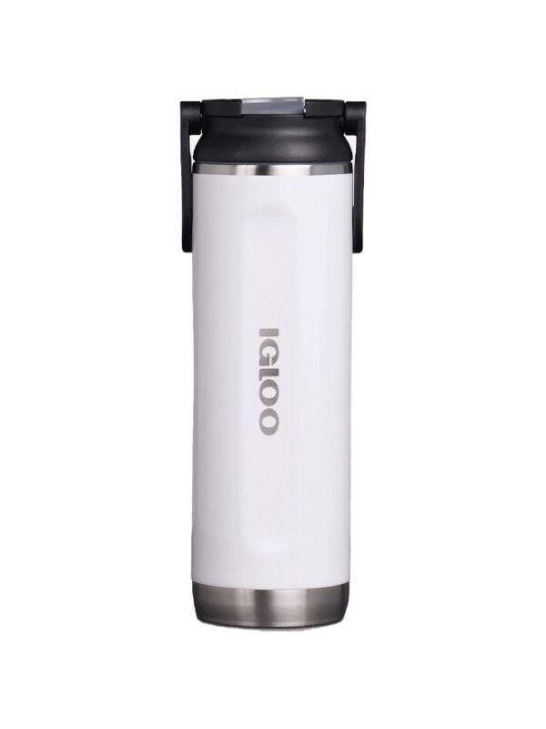 BOTELLA TERMICA IGLOO 600ML BLANCO C/MANIJA 71084