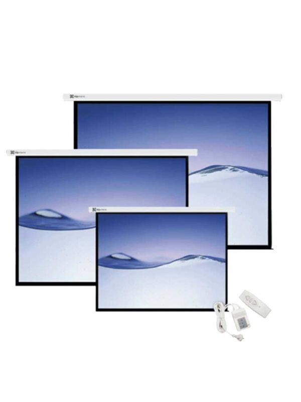 PANTALLA PROYECTOR KLIP 100" KPS-502 4:3 110V ELEC C/CONTROL BLANCO TECHO/P