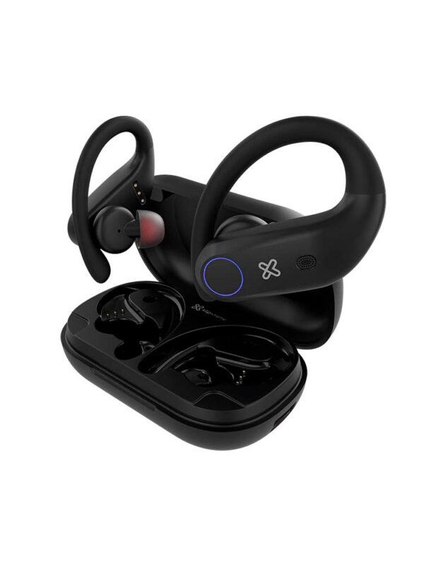 AURICULAR CON MICROFONO KLIP KTE-500BK XTREMEBUDS BT/MIC/TWS/TOUCH/IPX7/NEGRO
