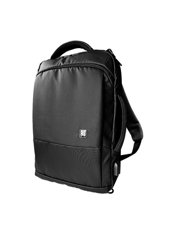 MOCHILA KLIP 15.6" KNB-895 2 EN 1 BIZMAN USB/NEGRO