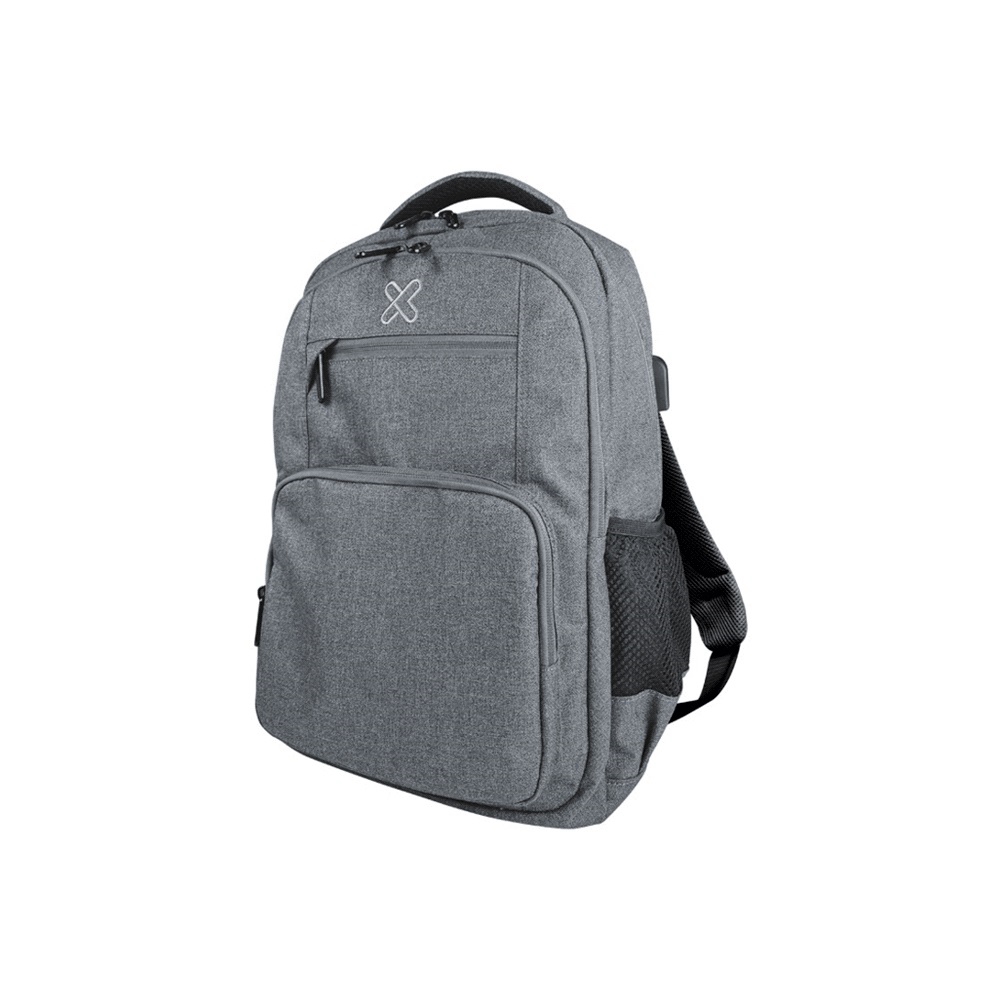 MOCHILA KLIP 15.6" KNB-577GR STENDAL USB/GRIS