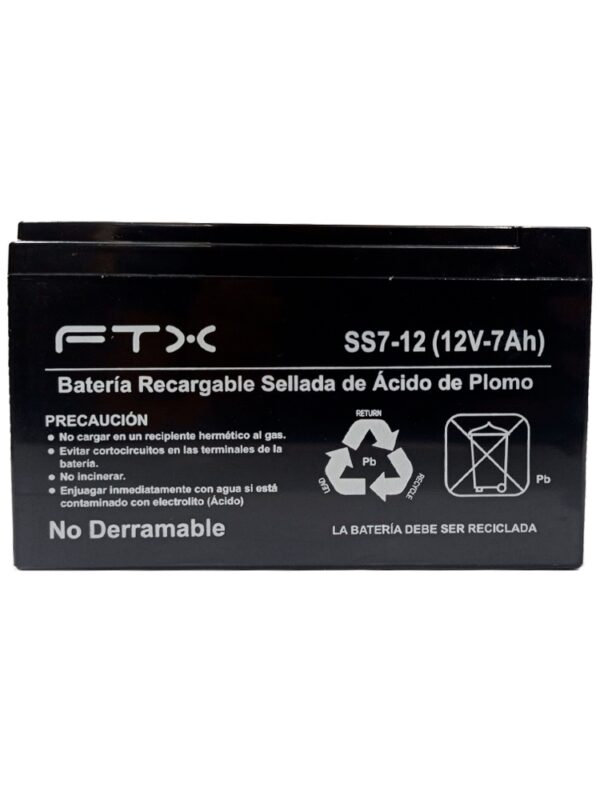 BATERIA RECARGABLE FTX 12V 7A SS7-12