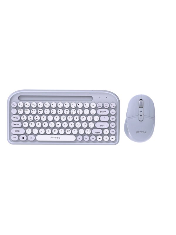 TECLADO MOUSE FTX WIRELESS DUAL-MODE FTXGK01 PORTUGUES/POP/LILA