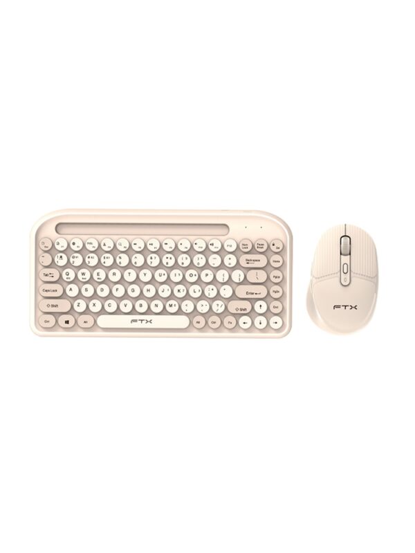 TECLADO MOUSE FTX WIRELESS DUAL-MODE FTXGK01 ESPAÑOL/POP/GOLD