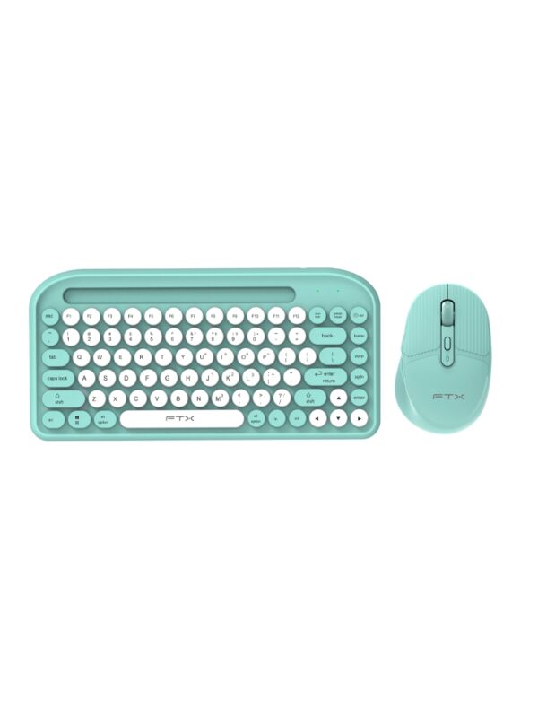 TECLADO MOUSE FTX WIRELESS DUAL-MODE FTXGK01 PORTUGUES/POP/VERDE