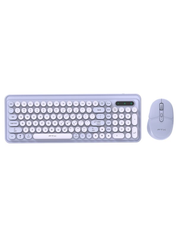 TECLADO MOUSE FTX WIRELESS DUAL-MODE FTXGK02 POR/LILA