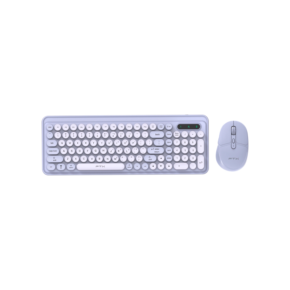 TECLADO MOUSE FTX WIRELESS DUAL-MODE FTXGK02 POR/LILA