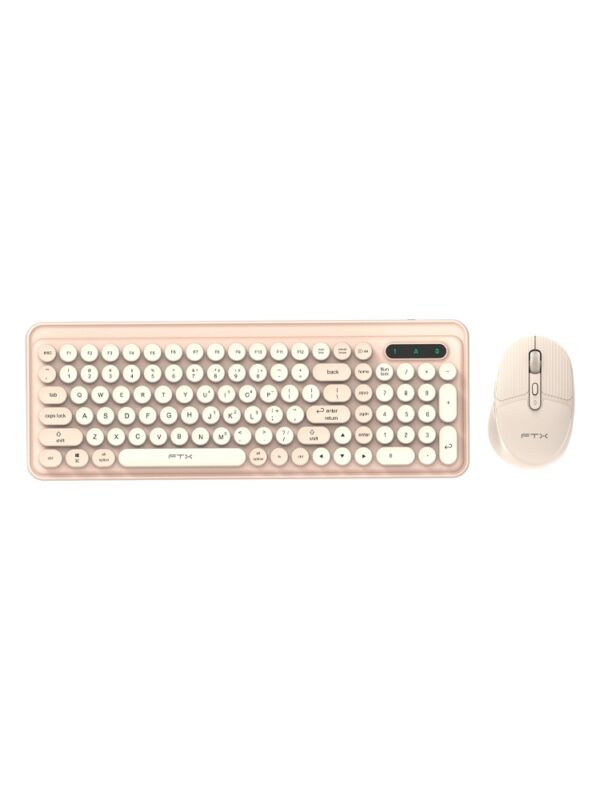 TECLADO MOUSE FTX WIRELESS DUAL-MODE FTXGK02 ESP/GOLD