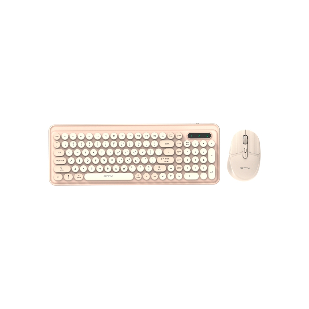 TECLADO MOUSE FTX WIRELESS DUAL-MODE FTXGK02 POR/GOLD