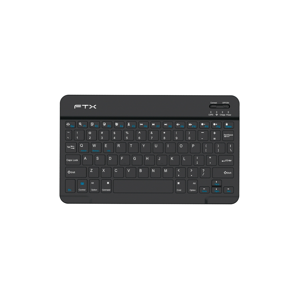 TECLADO FTX BLUETOOTH FTXB09 POR/NEGRO