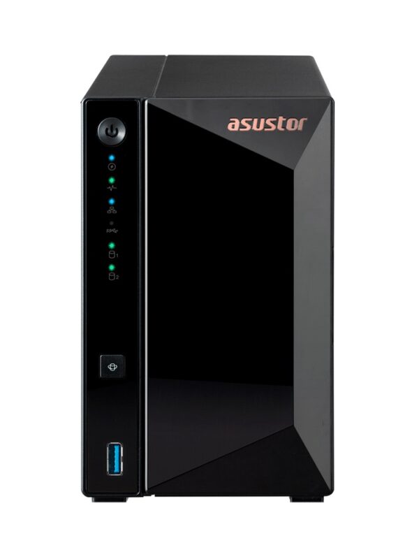 ALMACENAMIENTO NAS ASUSTOR AS3302T V2 QC 1.7/2BAY/2G/1-GBLAN/3 USB3.2