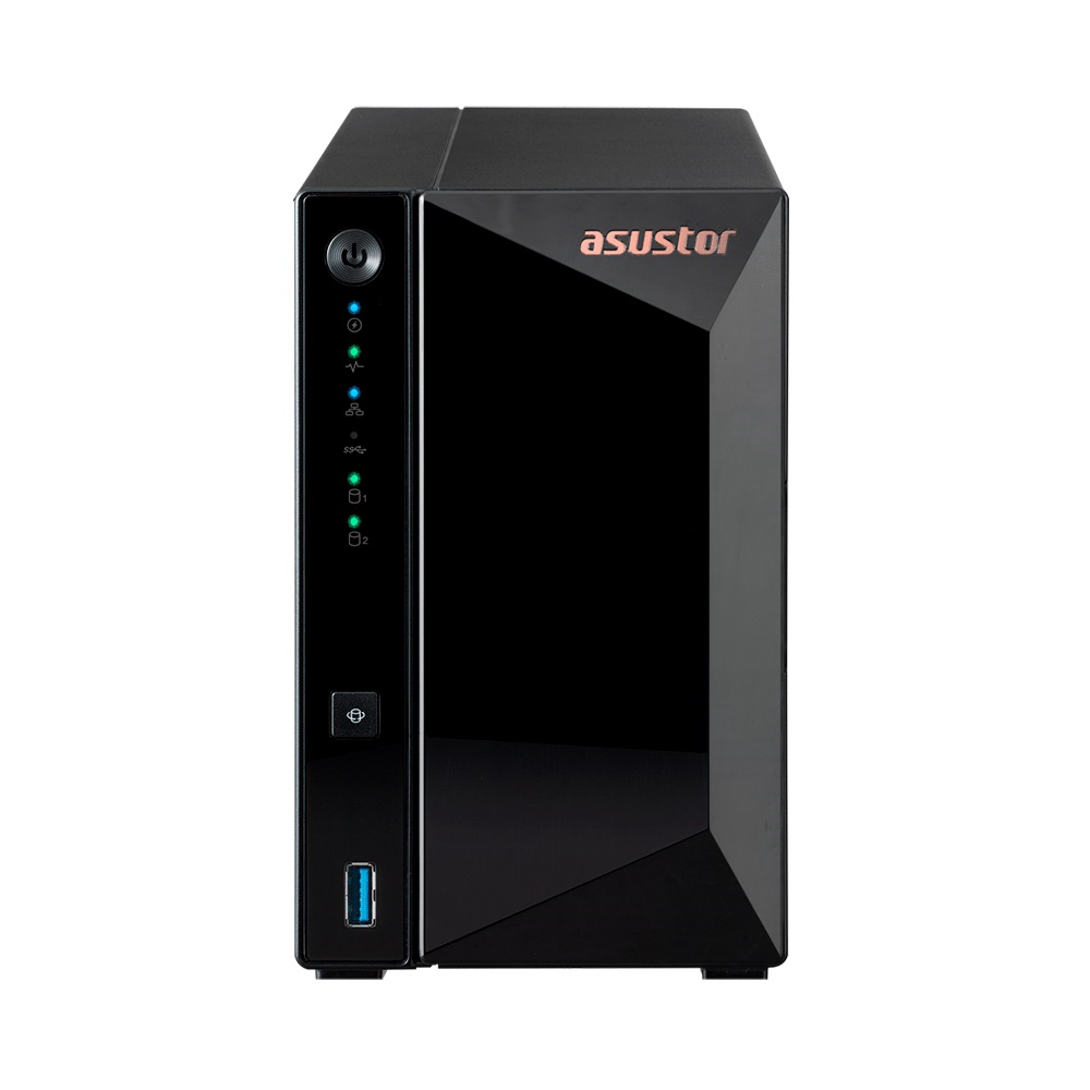 ALMACENAMIENTO NAS ASUSTOR AS3302T V2 QC 1.7/2BAY/2G/1-GBLAN/3 USB3.2