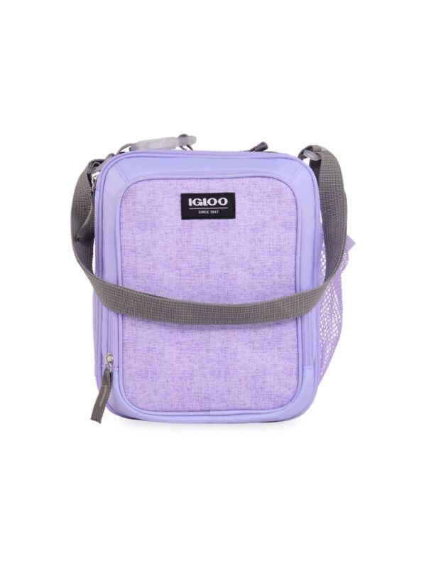 BOLSA TERMICA IGLOO 5 LATAS VERTICAL LUNCH 5 LILA 63136