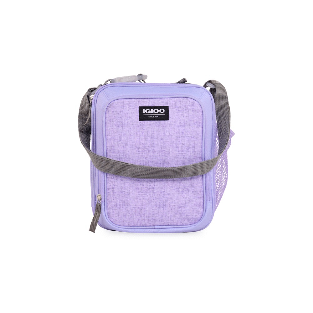 BOLSA TERMICA IGLOO 5 LATAS VERTICAL LUNCH 5 LILA 63136