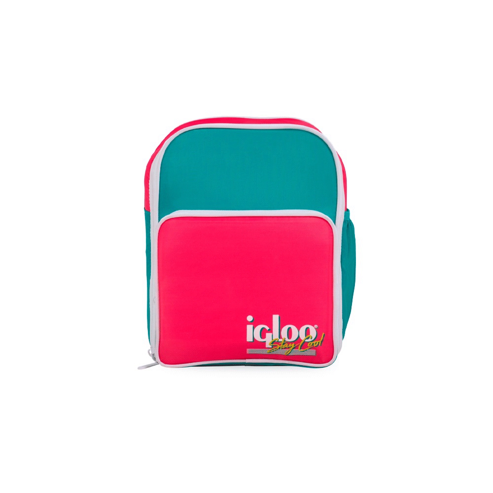 MOCHILA TERMICA IGLOO 12 LATAS RETRO JADE 63073
