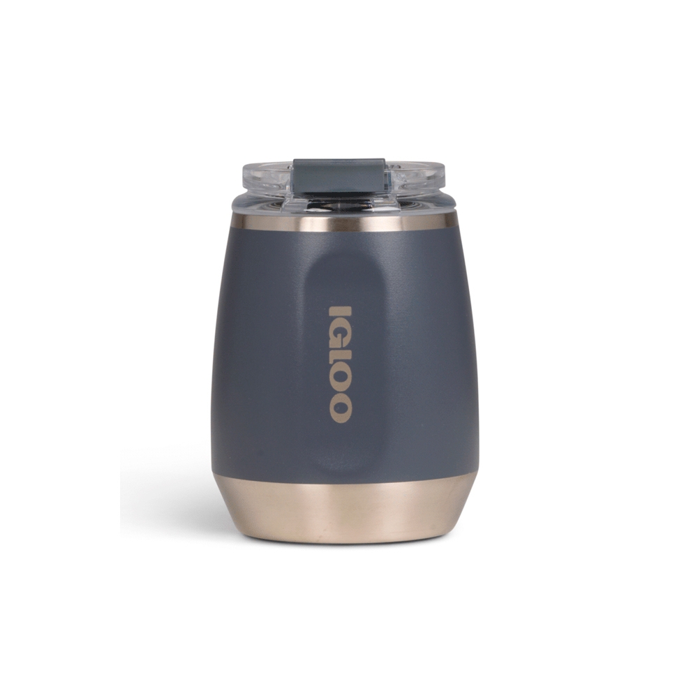 VASO TERMICO IGLOO 300ML P/VINO CARBONITE C/TAPA 71237