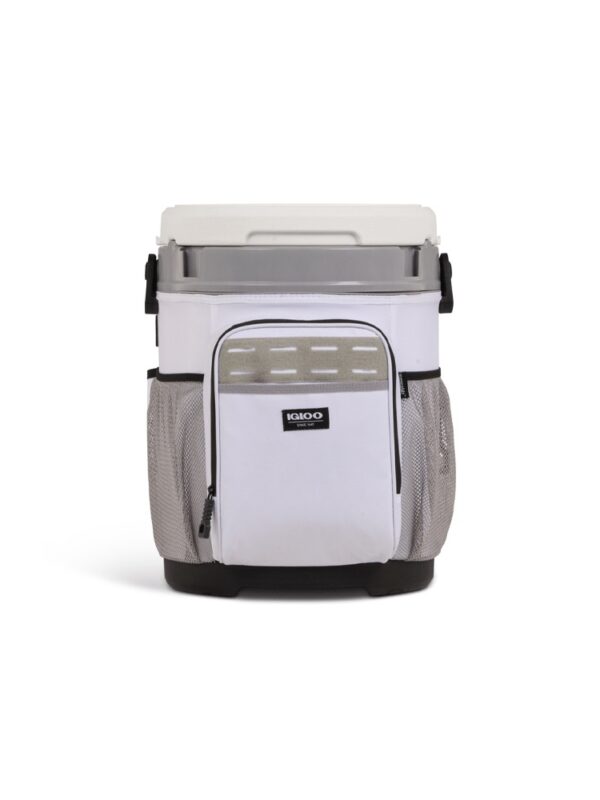 CONSERVADORA IGLOO 19 LITROS BUCKET BLANCO 63551 CON PORTACAÑAS DE PESCAR