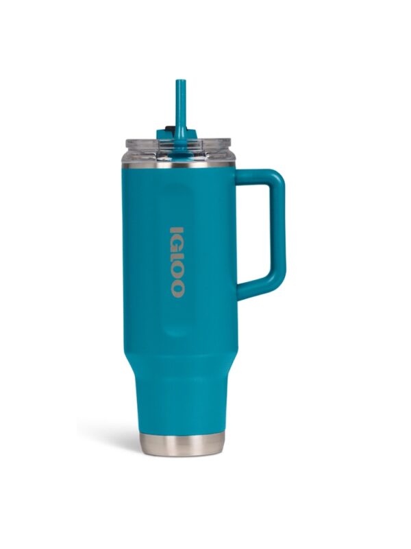 VASO TERMICO IGLOO 1.2 LITROS AZUL MODERNO C/PAJITA 71228
