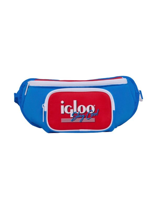BOLSA TERMICA IGLOO 3 LATAS FUNNY PACK RETRO AZUL 63079