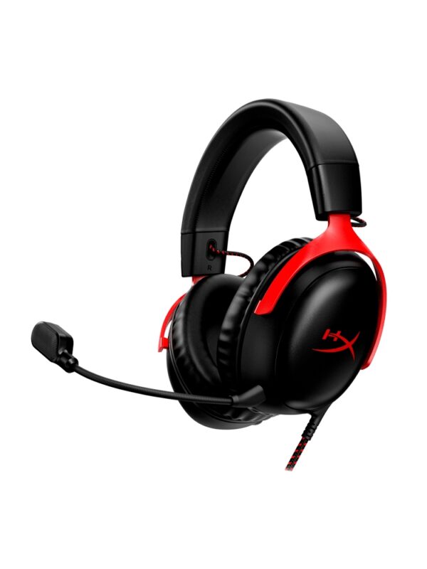 AURICULAR CON MICROFONO GAMER HYPERX 727A9AA CLOUD III USB-C/USB-A/3.5MM/ROJO-NEGRO