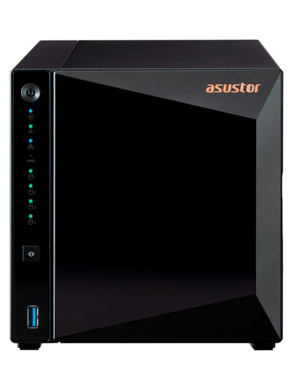 ALMACENAMIENTO NAS ASUSTOR AS3304T V2 QC 1.7/4BAY/2G/2.5GBPS/3USB32/HD35/H25/SS25