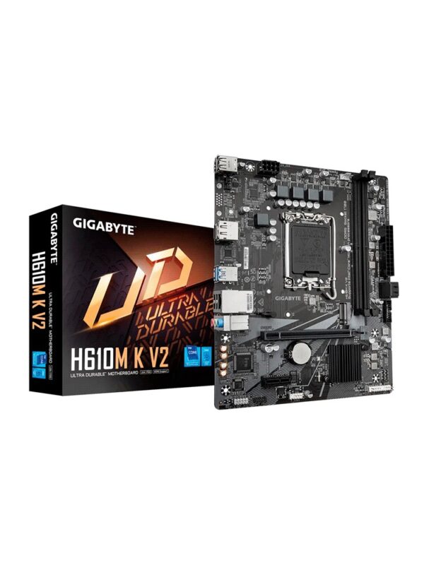 PLACA MADRE GIGABYTE 1700 H610M K V2 DDR5 S/R/HDMI/DP/M2/USB3.2/MATX