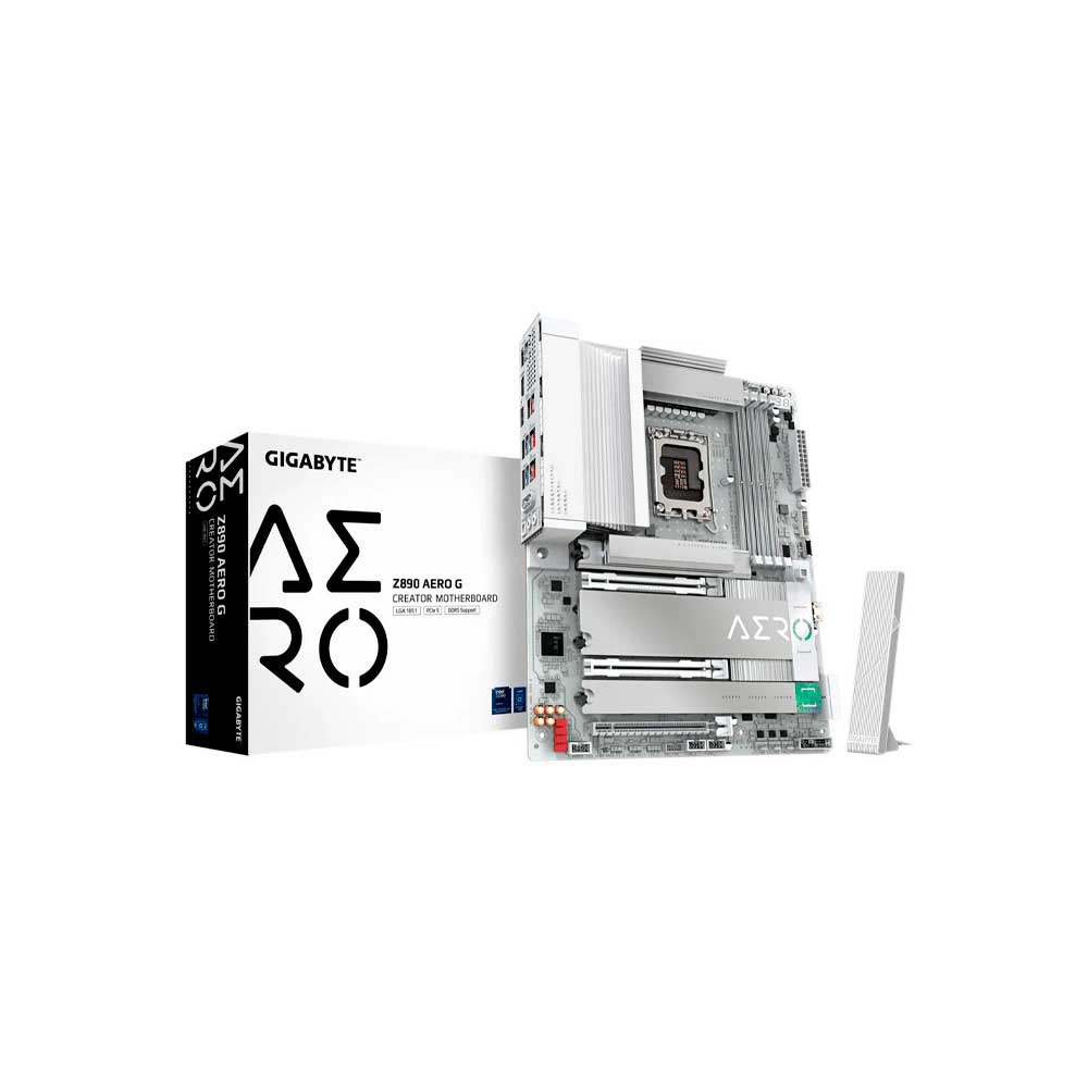 PLACA MADRE GIGABYTE 1851 Z890 AERO G DDR5 S/R/HDMI/5M2/WIFI/USB3.2/ATX