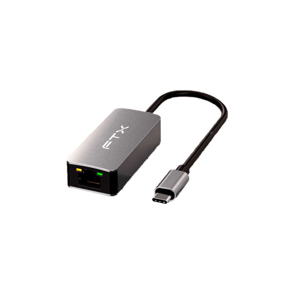 ADAPTADOR USB-C 3.1 - RJ45 M/H FTX-CML2500-AG 2.5GBPS/GRIS