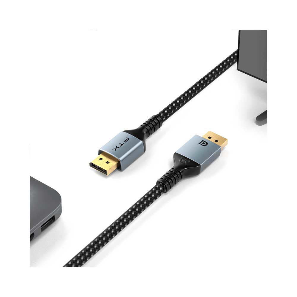 CABLE DISPLAYPORT M/M 1M FTX-DP8K-AG1 DP1.4/8K/60HZ/4K/120HZ/32.4GBPS