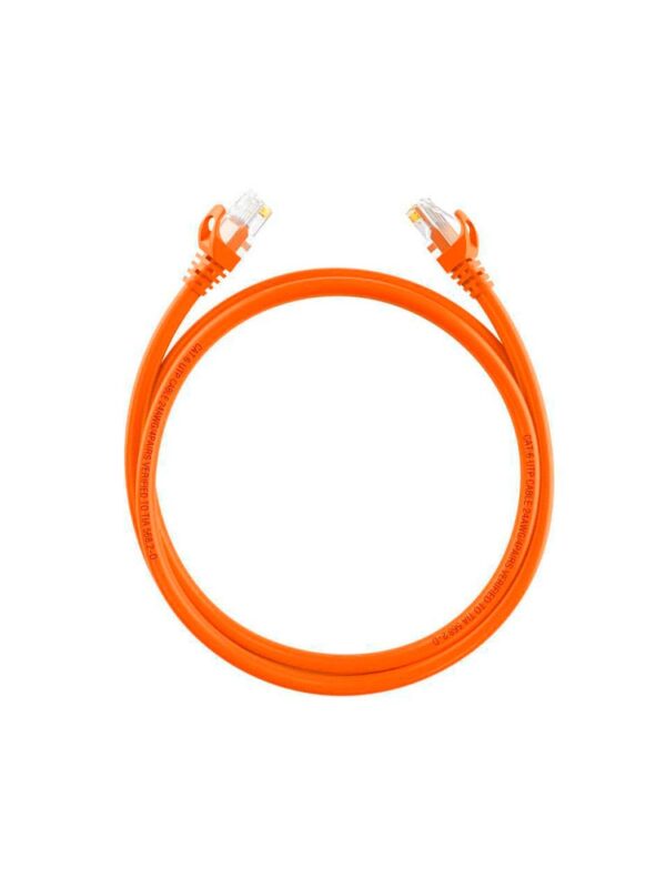 PATCH CORD UTP RJ45 HIKVSION CAT6 2 MTS NARANJA 24AWG DS-1NP6UEC0