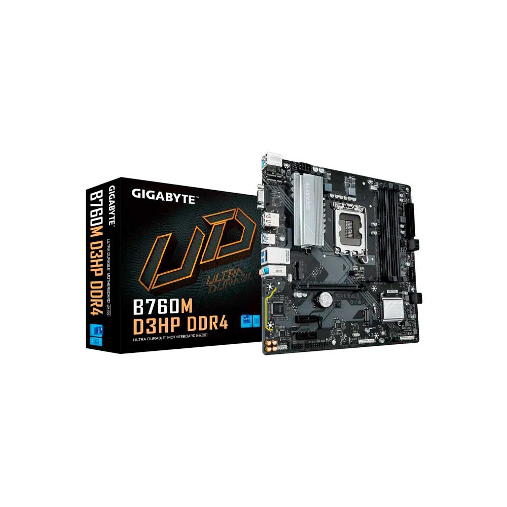 PLACA MADRE GIGABYTE 1700 B760M D3HP DDR4 V/S/R/HDMI/DP/2M2/USB3.2/MATX