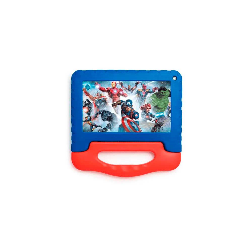 TABLET KID ANDROID MULTILASER NB417 QC/64GB/4G/7"/AZUL AVENGERS DISNEY