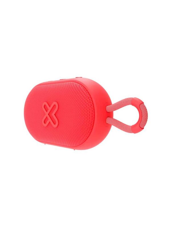 PARLANTE KLIP KBS-030RD 6W GROOVESPLASH BT/BAT/IPX7/TWS/MIC/ROJO