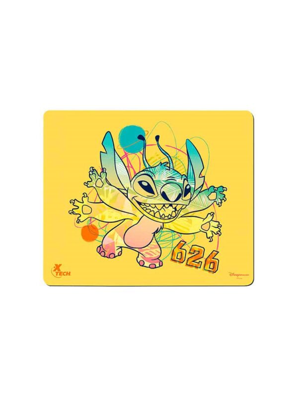 MOUSEPAD XTECH XTA-D100ST-YL 22X18X0.2CM STITCH AMARILLO