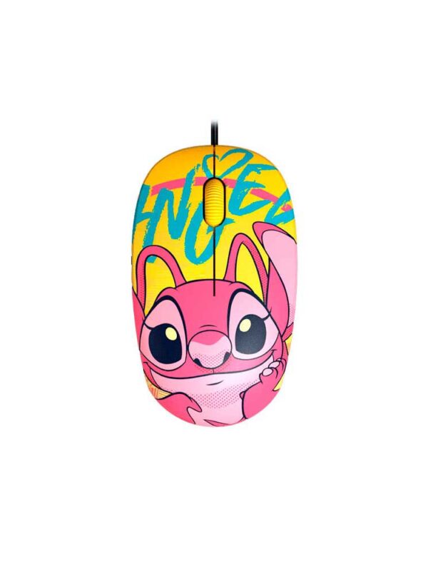 MOUSE XTECH USB XTM-D406ST-YL STITCH 1200DPI/3 BOT/AMARILLO