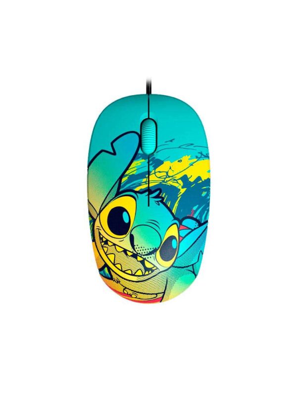 MOUSE XTECH USB XTM-D406ST-BL STITCH 1200DPI/3 BOT/AZUL