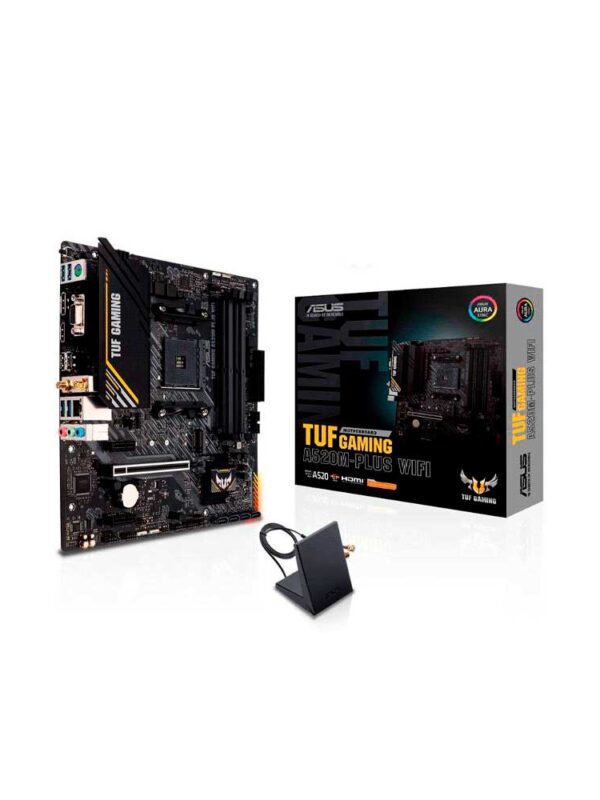 PLACA MADRE ASUS AM4 A520M-PLUS WIFI TUF GAMING V/S/R/HDMI/DP/M2/MATX