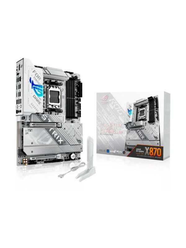 PLACA MADRE ASUS AM5 X870-A GAMING WIFI ROG STRIX DDR5 S/R/HDMI/DP/4M2/USB4/ATX