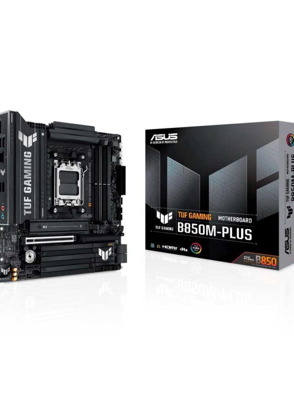 PLACA MADRE ASUS AM5 B850M-PLUS TUF GAMING DDR5 S/R/HDMI/DP/3M2/MATX