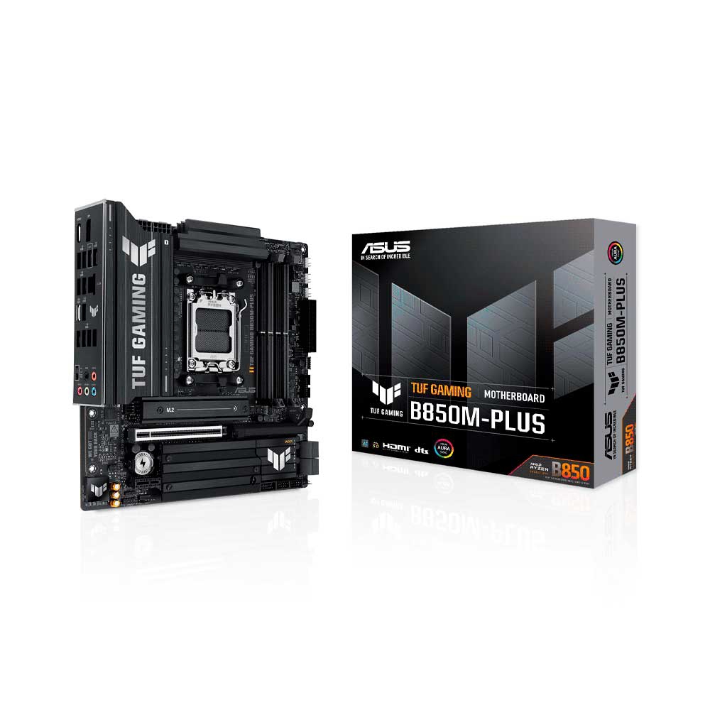 PLACA MADRE ASUS AM5 B850M-PLUS TUF GAMING DDR5 S/R/HDMI/DP/3M2/MATX